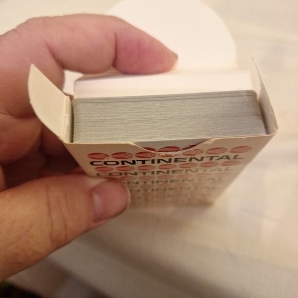 Vintage Continental Airlines Deck Playing Cards with Original Box - Picture 3 of 3